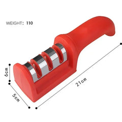 3-Segment Stainless Steel Kitchen Knife Sharpene