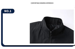 BROWON 8XL Men’s Thick Winter Jacket – Waterproof Stand Collar Coat