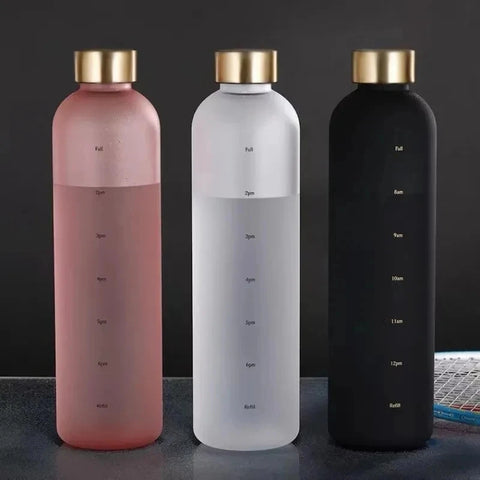 1L Motivational Sports Water Bottle – Portable & Reusable
