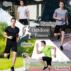 Men’s Ice Silk Quick-Dry T-Shirt – Summer Breathable Outdoor Running Top