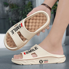 Men’s Massage Slippers – Soft Summer Indoor & Outdoor Slides