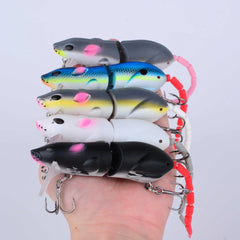 5-Pcs Mouse Floating Fishing Lures