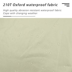 Black Coated Camping Tarp – 99% UV Block Waterproof Sun Shelter Canopy