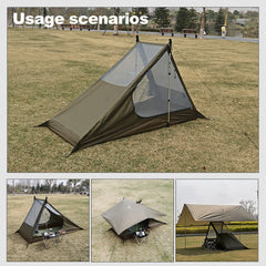 Airy Mesh Ultralight 1-Person Tent – Quick Setup Mosquito-Proof Camping Shelter