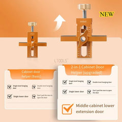 2-in-1 Cabinet Door Installation & Positioning Jig