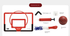 Adjustable Kids Indoor Basketball Hoop – Wall-Mounted Safe Play Set