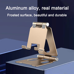 Aluminum Alloy Folding Phone Stand – Portable Desktop Holder for iPhone
