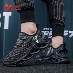 YRZL Men’s Sport Sneakers – Breathable Lightweight Running Shoes