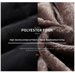 Men’s Thick Fleece Parka – Warm Winter Outdoor Coat