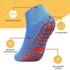 Unisex Silicone Grip Socks – Yoga, Pilates, Trampoline
