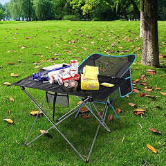 Ultralight Folding Camping Table – Compact Roll-Up Table with Carry Bag