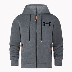 Men’s Autumn Slim-Fit Zip Hoodie Jacket