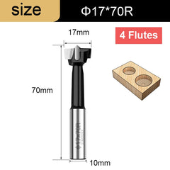 Tideway Forstner Gang Drill Bit – 70mm Alloy Hole Opener