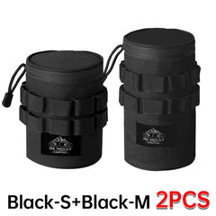 Outdoor Tactical Water Cup Storage Bag – 600D Oxford Cloth Travel Organizer
