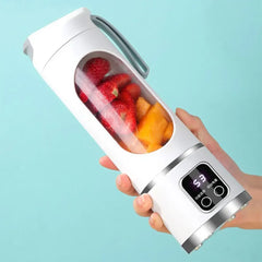 Portable Wireless USB Mini Juicer Blender 450ml Fruit Mixer Cup