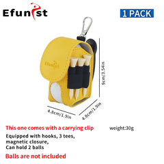 Efunist Magnetic Golf Waist Bag – Ball & Tee Holder