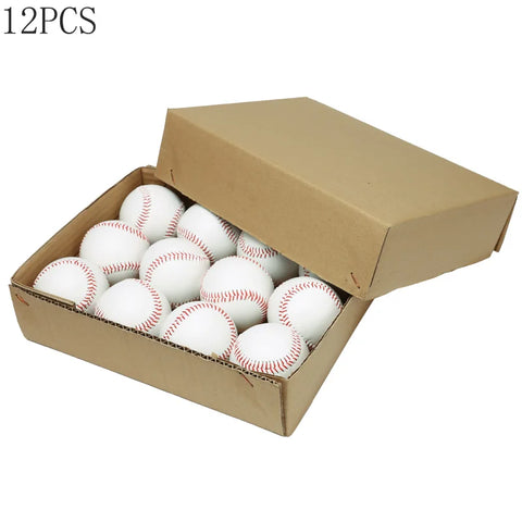 12PCS Baseball/Softball Training Balls – 9" Outdoor Practice Set