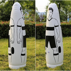 175CM Soccer Inflatable Training Dummy – Portable Football Practice Mannequin for Goalkeeper & Defender Drills