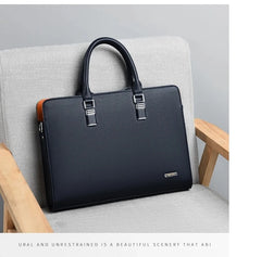 MOTAORA Genuine Leather Laptop Briefcase (14–15.6")