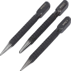 3PCS High-Carbon Steel Center Punch Set – Non-Slip Center Pin for Metal & Wood