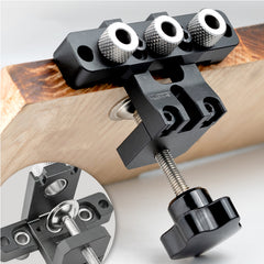 3-in-1 Precision Doweling Jig – Wood Hole Drilling Guide