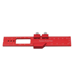Precision T-Type Pocket Ruler – Inch & Metric Measuring Tool