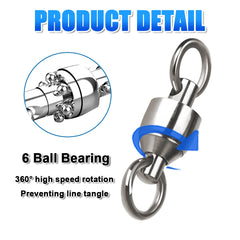 FishTrip Ball Bearing Fishing Swivels
