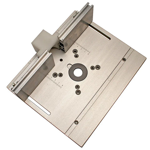 Aluminum Router Table Insert Plate with Miter Gauge – Woodworking Benches & Table Saw