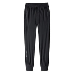 Men’s Ice Silk Quick-Dry Pants – Lightweight, Elastic, and Breathable Summer Trousers