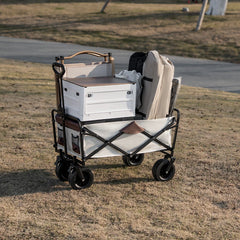 Collapsible Folding Utility Wagon – Heavy-Duty Beach & Camping Cart with Large Capacity
