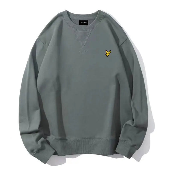 2025 LYLE Cotton O-Neck Sports Hoodie – Eagle Logo Unisex Casual Sweatshirt