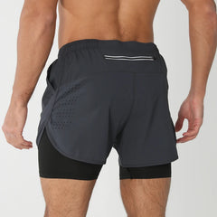 Men’s 2-in-1 Quick-Dry Running Shorts
