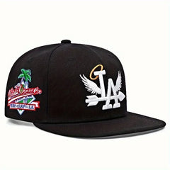 Unisex LA Embroidery Baseball Cap – Adjustable Snapback Hat