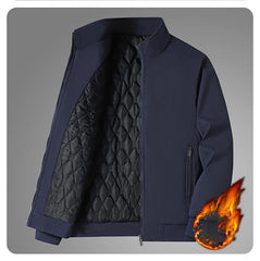 BROWON 8XL Men’s Thick Winter Jacket – Waterproof Stand Collar Coat