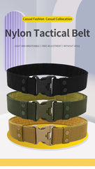 Quick Release Tactical Belt – Men’s Military Combat Outdoor Training Belt