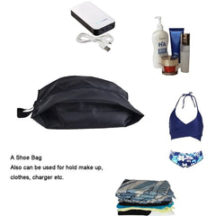 Portable Waterproof Shoe Storage Bags – 2/4 Pack Travel Organizer