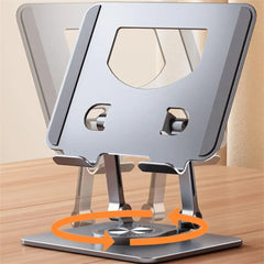 360° Rotatable Tablet Stand – Adjustable Foldable Desktop Holder (4.7–12")