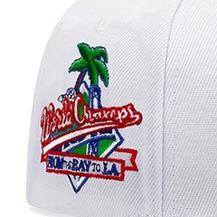 Unisex LA Embroidery Baseball Cap – Adjustable Snapback Hat