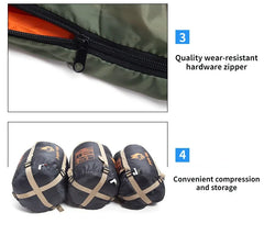 JUNGLEKING CY0904 4-Season Ultralight Waterproof Camping Sleeping Bag
