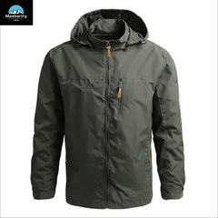 Men’s Gorpcore Tactical Jacket – Waterproof Military Windbreaker