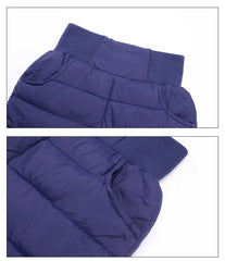 Kids Winter Warm Pants – Cotton-Padded Waterproof Ski Trousers (2–12Y)