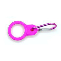 Outdoor Water Bottle Holder with Rubber Buckle & Carabiner Clip