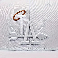 Unisex LA Embroidery Baseball Cap – Adjustable Snapback Hat