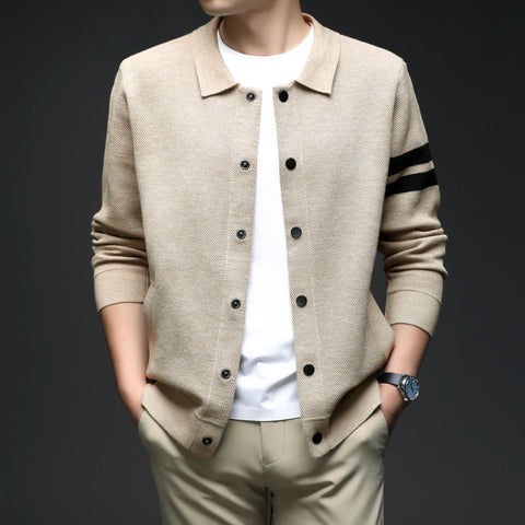 Men’s Knitted Cardigan Sweater Jacket