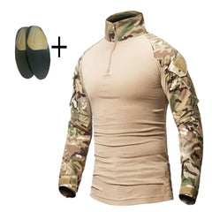 Men’s Multicam Tactical Uniform Set — Shirt & Pants for Hunting & Military Use