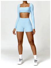 Women’s Quick-Dry Square Neck Gym Top