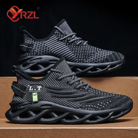 YRZL Men’s Sport Sneakers – Breathable Lightweight Running Shoes