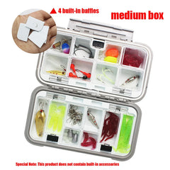 Waterproof Double-Sided Fishing Tackle Box – Multifunctional Hook & Bait Storage Organizer