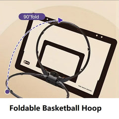 Mini Indoor Basketball Hoop Set – Wall & Door Mounted for Kids & Adults