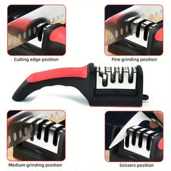 3-Segment Stainless Steel Kitchen Knife Sharpene